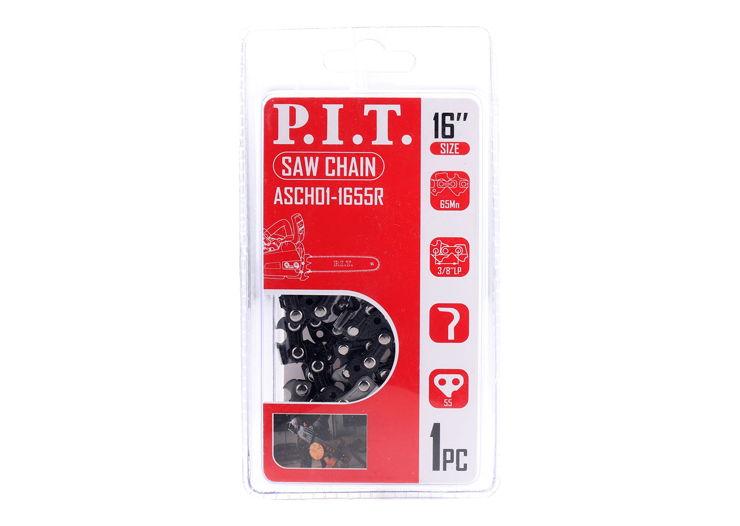 Пильная цепь P.I.T. ASCH01-1655R Пильная цепь P.I.T. ASCH01-1655R