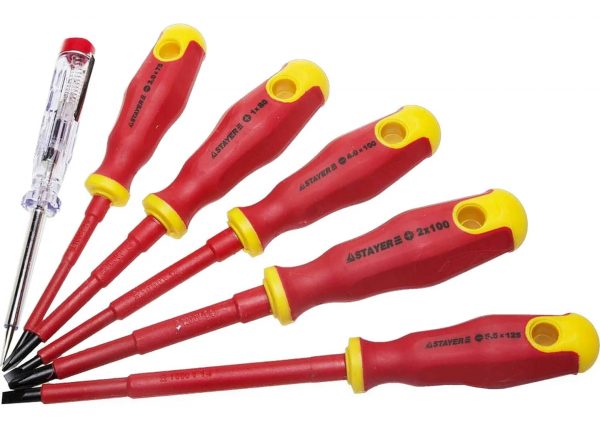 Набор диэлектрических отверток STAYER Electro 25145-H6