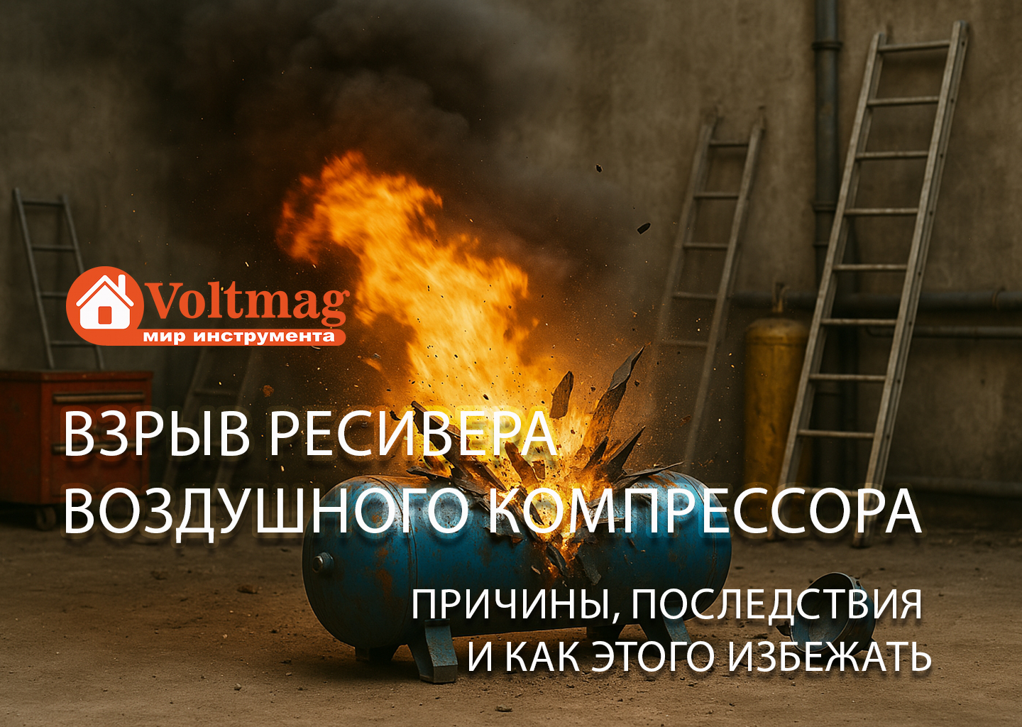Взрыв ресивера воздушного компрессора: причины, последствия и как избежать