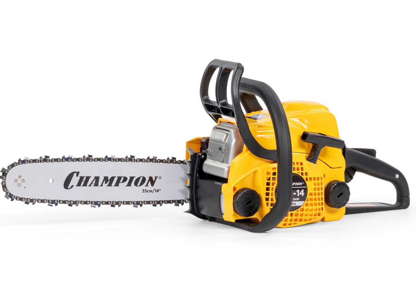 Бензопила CHAMPION 232-14 бензопила CHAMPION 232-14″ с установленной шиной 14″