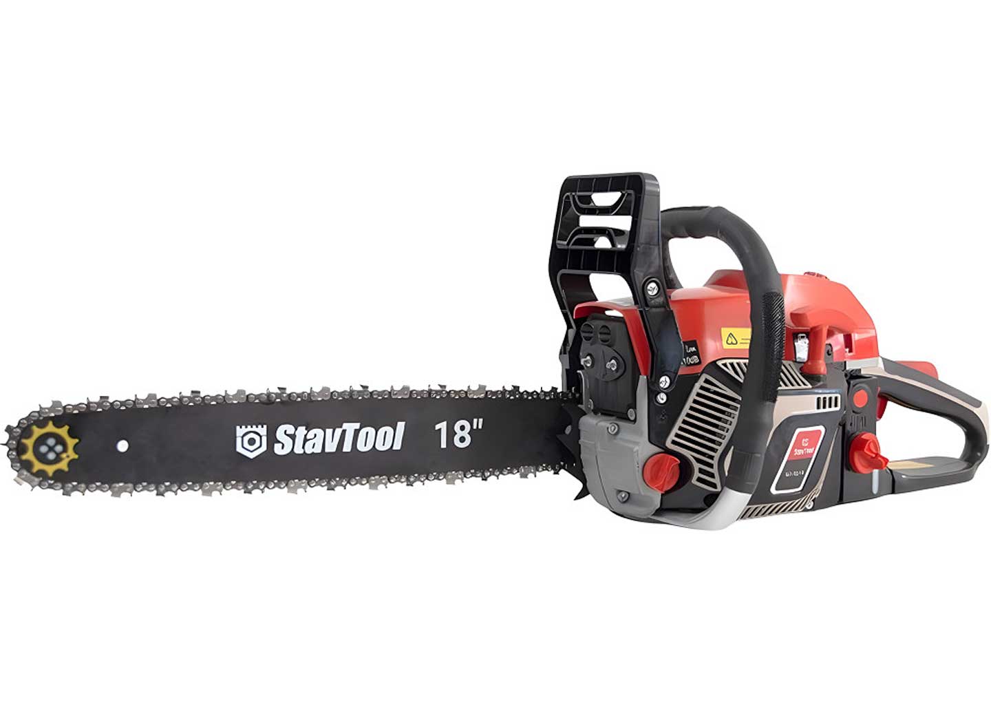 Бензопила STAVTOOL БП‑52/18 в рабочем оснащении