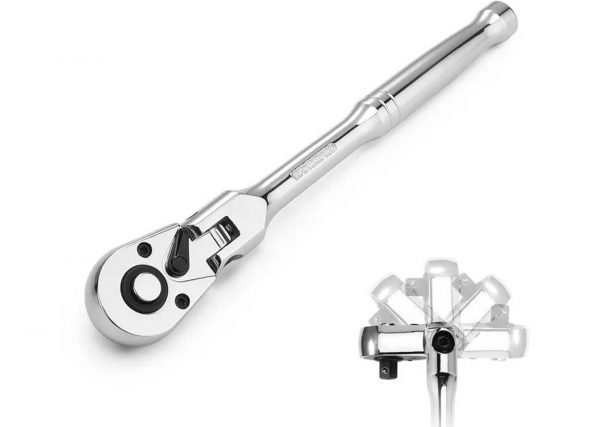 Трещотка WORKPRO WP271029 с поворотной головкой