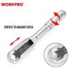 Ключ универсальный разводной 7-22ММ WORKPRO WP272015 — изображение 5
