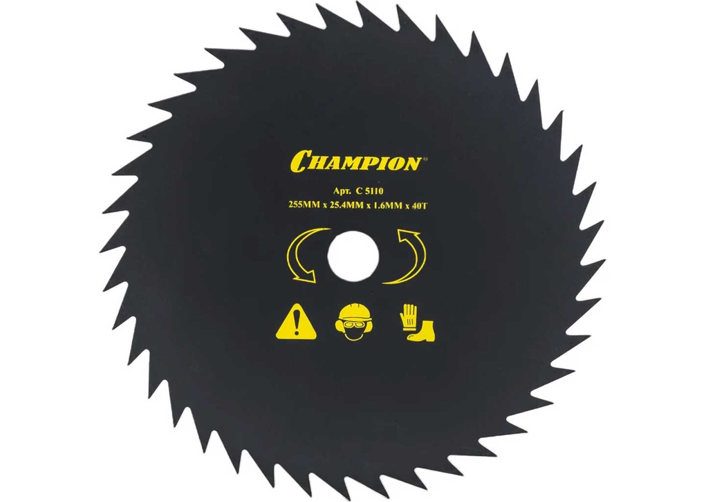 Диск для триммера Champion C5110 255 мм, 40 зубьев