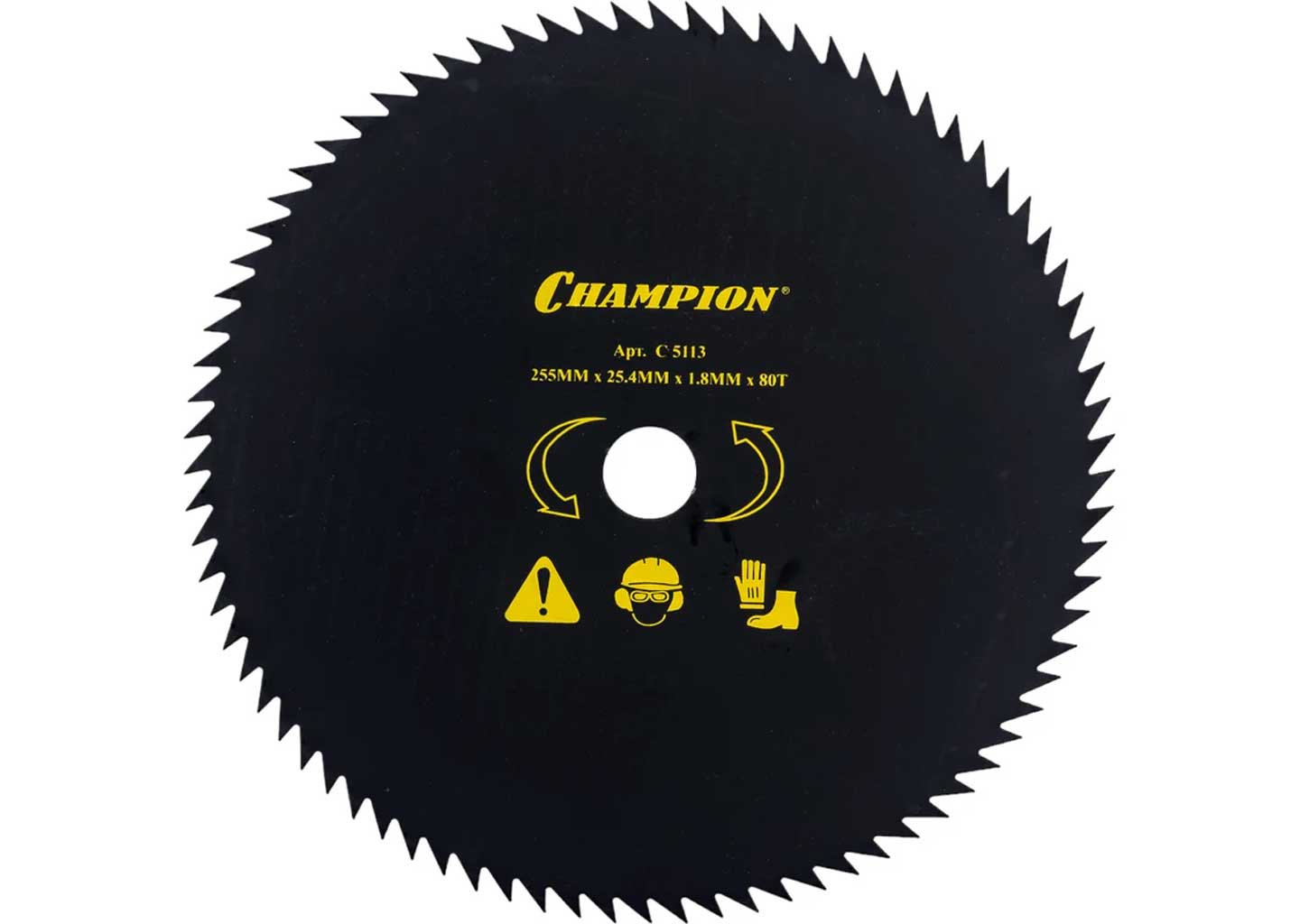 Диск для триммера Champion C5113 255 мм, 80 зубьев