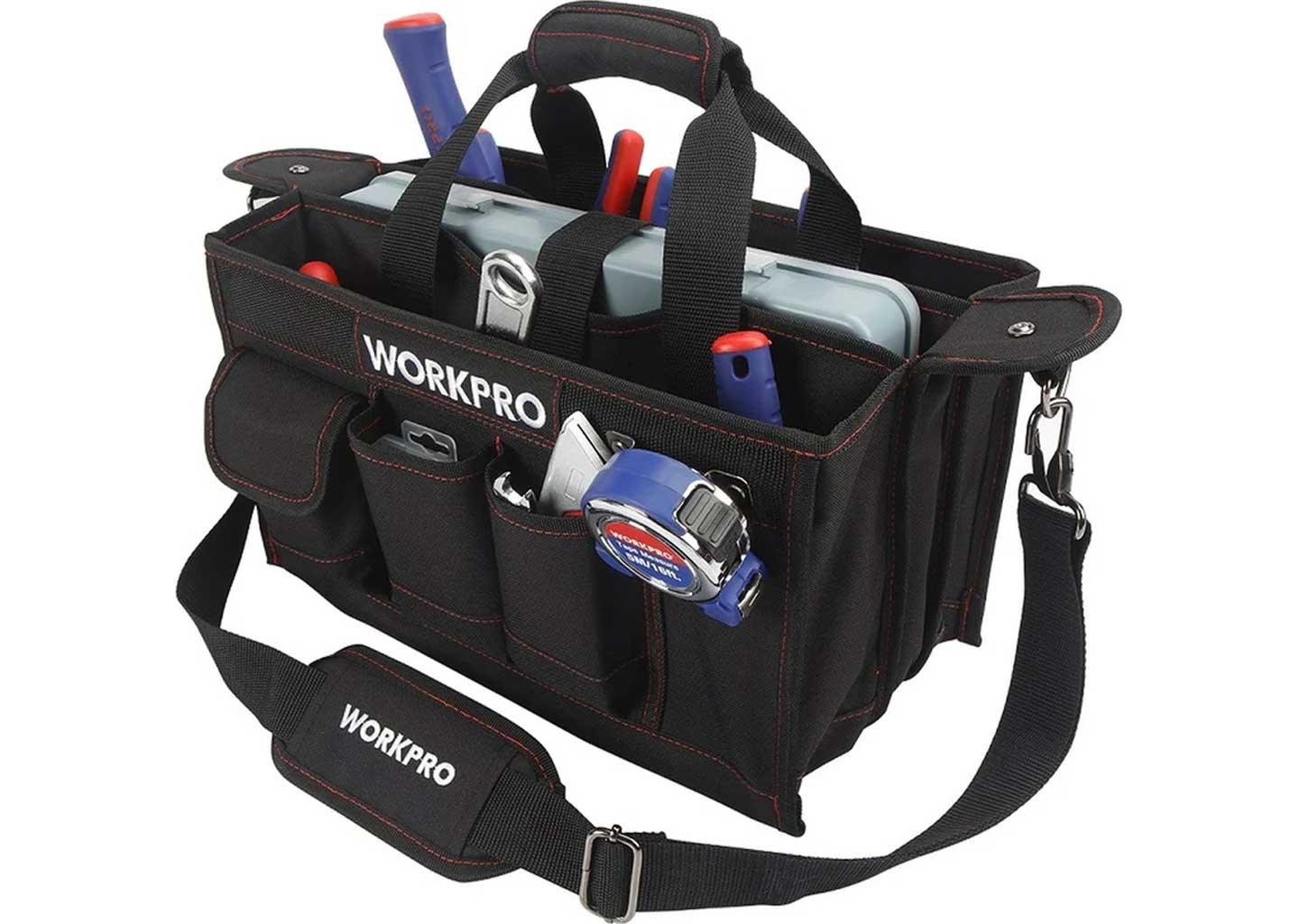 Сумка для инструмента WORKPRO WP281006 390 мм, ткань 600D, 22 кармана