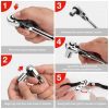 Трещотка 1/4" с поворотной головкой WORKPRO WP271027 — изображение 5