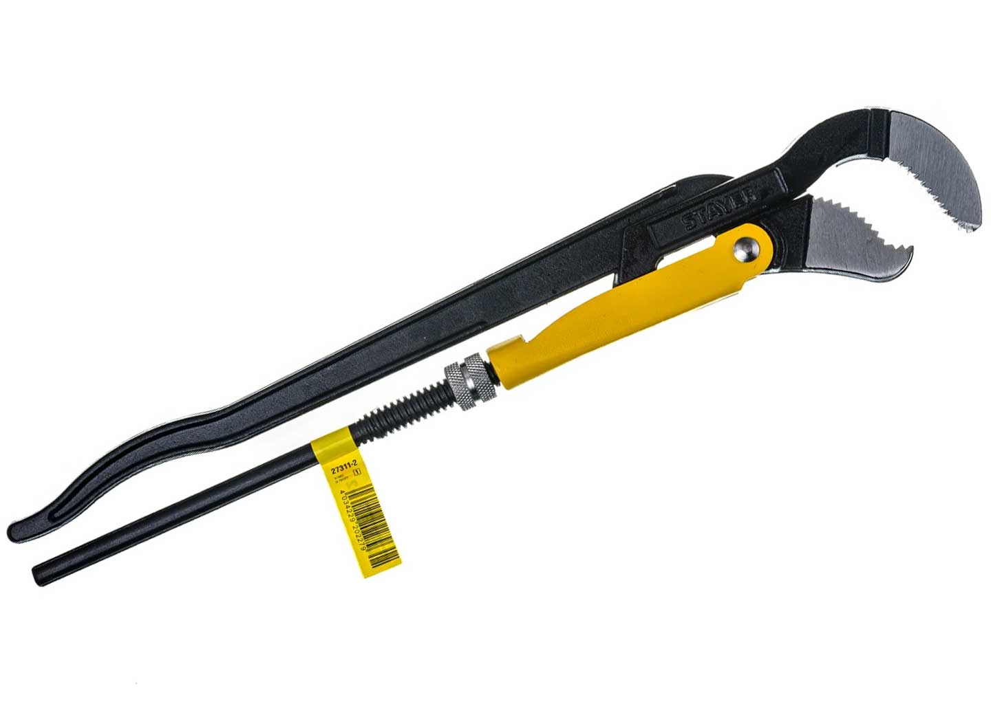 Трубный ключ №2 с изогнутыми губками STAYER Hercules-S, Professional 27311-2 Трубный ключ STAYER Hercules-S №2 с изогнутыми губками