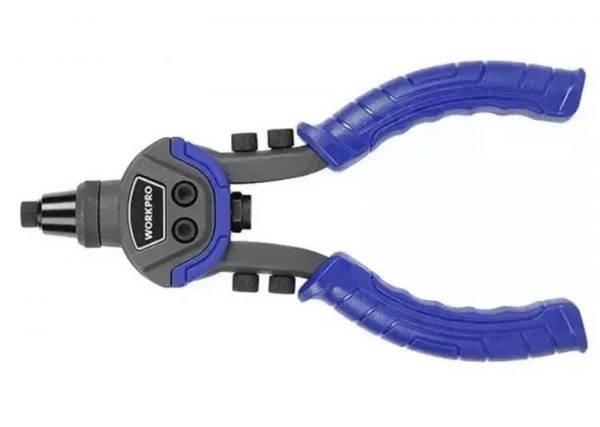 Заклепочник WORKPRO WP225003 250 мм двуручный с комплектом заклёпок