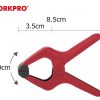 Зажим пружинный нейлоновый 19 мм, Workpro WP232001 — изображение 3