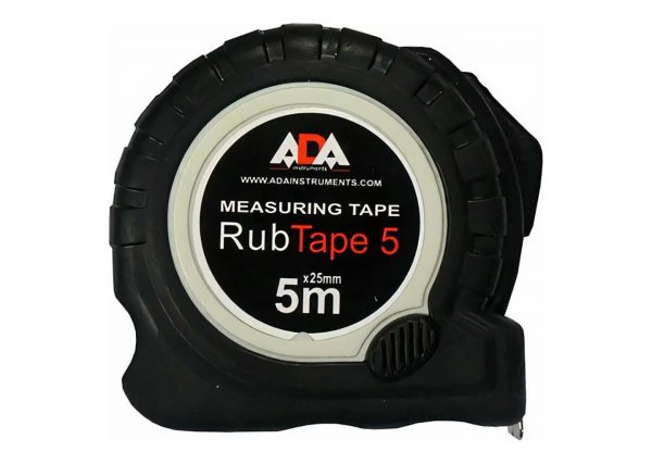 Рулетка ADA RubTape 5 A00156 — вид спереди на фоне белого
