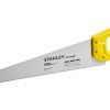 Ножовка Stanley SHARPCUT 500 мм 11 TPI на деревянной заготовке