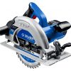 Circulating circular saw ZUBR PDP‑75 on workshop background