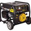 Электрогенератор HUTER DY6500LX бензиновый 5.5 кВт с колёсами и электростартером
