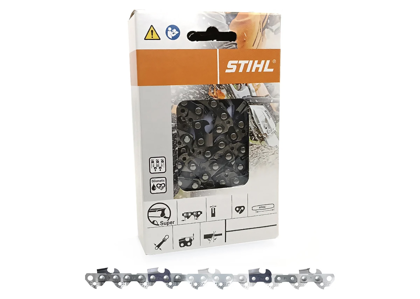 Пильная цепь Stihl Picco Super 3617-006-0050 Пильная цепь Stihl Picco Super 3617-006-0050, вид на режущие зубья