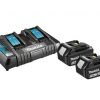 Аккумуляторный комплект Makita 191L75-3 с двумя батареями и зарядным устройством