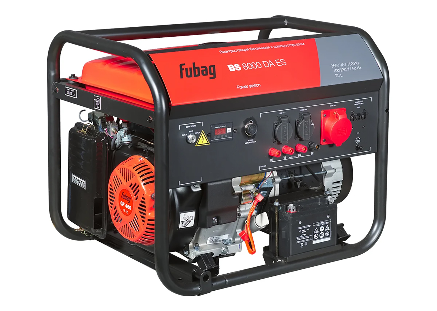 Генератор Fubag BS 8000 DA ES бензиновый генератор Fubag BS 8000 DA ES для дачи и стройки