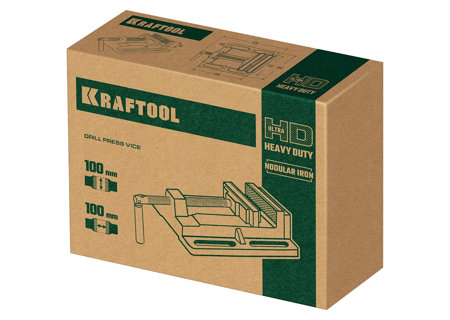 Станочные сверлильные тиски KRAFTOOL 32715-100 Станочные сверлильные тиски KRAFTOOL 32715-100 — изображение 6
