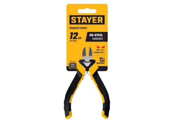 Мини-бокорезы STAYER 2218-5 120 мм для точного реза проволоки