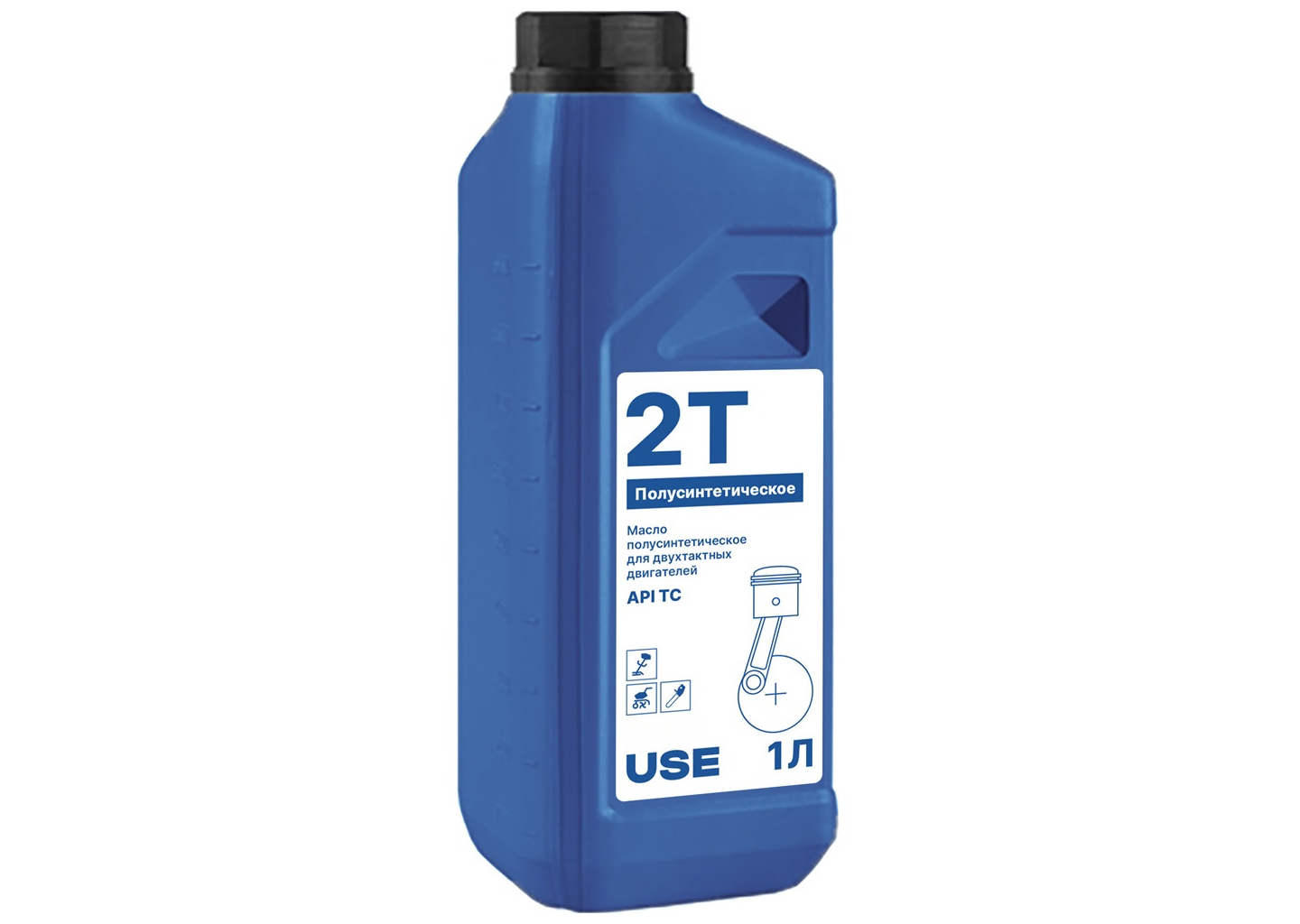 Масло USE 2-х тактное полусинтетическое API TC 1 л USE-30016 Масло USE 2-х тактное полусинтетическое API TC 1 л для бензопил и мотоблоков
