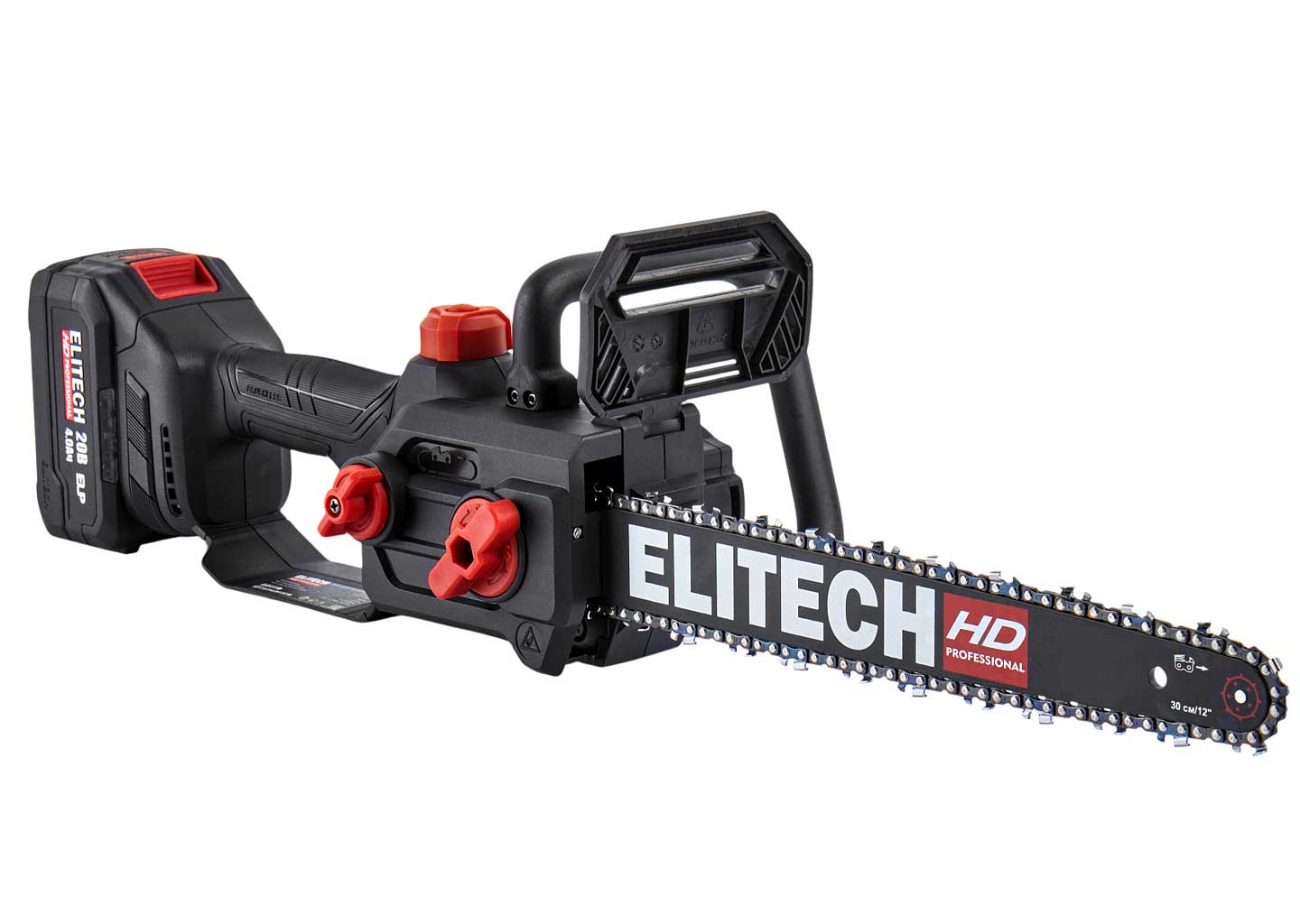 Пила цепная аккумуляторная ELITECH HD CS 2012BLPK, E1611.026.01 Пила цепная аккумуляторная ELITECH HD CS 2012BLPK, E1611.026.01 — изображение 6