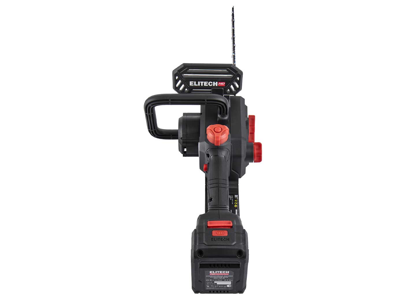 Пила цепная аккумуляторная ELITECH HD CS 2012BLPK, E1611.026.01 Пила цепная аккумуляторная ELITECH HD CS 2012BLPK, E1611.026.01 — изображение 7