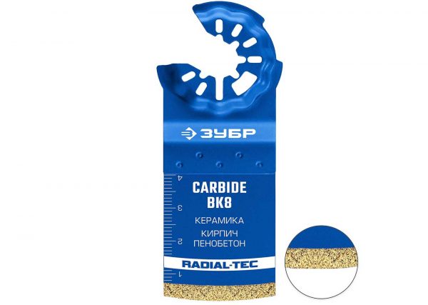 Полотно ЗУБР CARBIDE ВК8 Р60 35×40 мм для реноватора