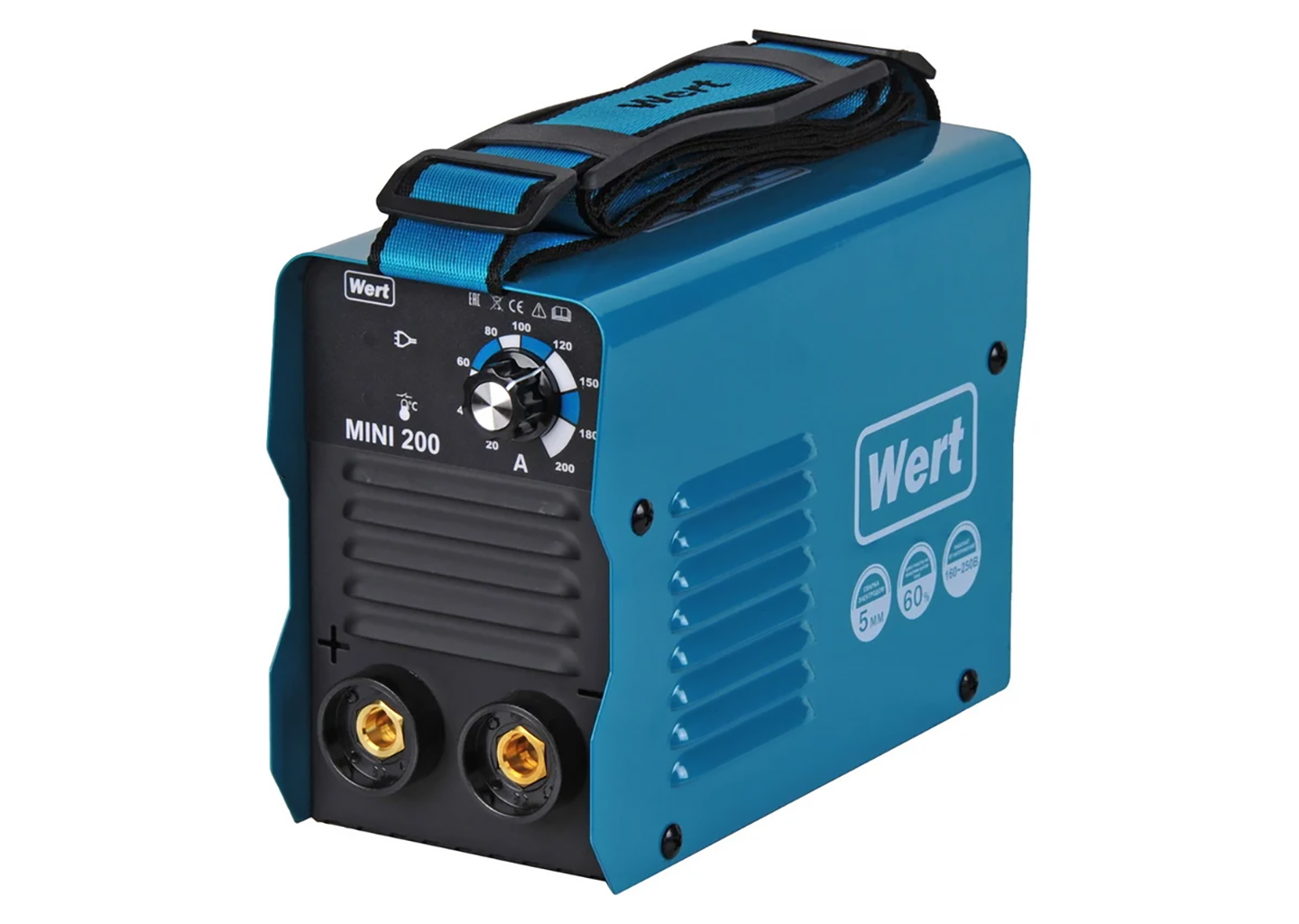 сварочный аппарат WERT MINI 200 W1701.009.00 компактный инвертор для MMA и TIG сварки