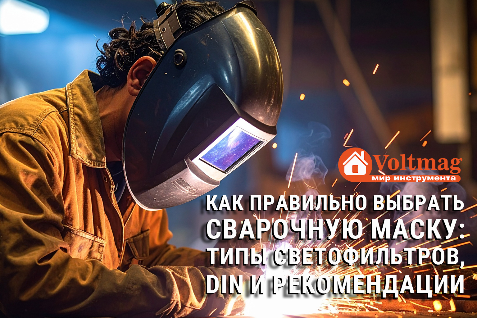 Как правильно выбрать сварочную маску: типы светофильтров, DIN и рекомендации