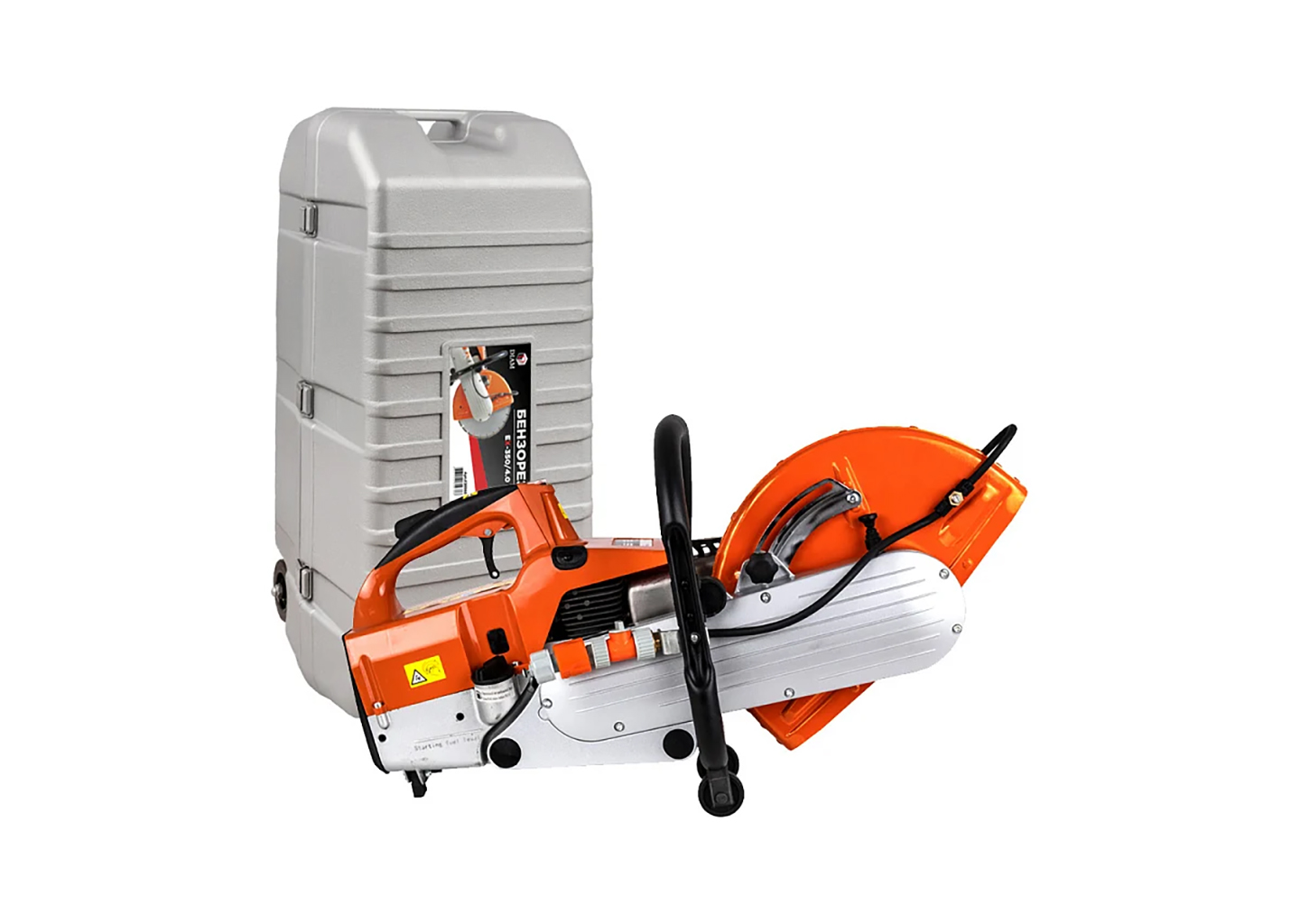 Бензорез DIAM EX-350/4,0 K с диском 350 мм в кейсе на колесах