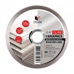Алмазный диск Diam 000700 1A1R Ceramics Slim Master Line 125×1×7.5×22.2 для УШМ: сплошной