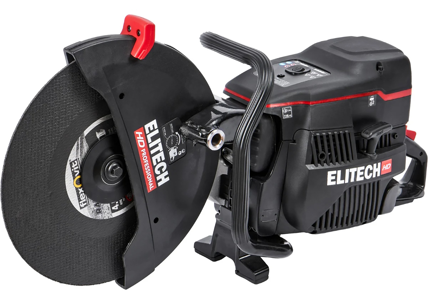 Бензорез ELITECH GCE 400 с диском 400 мм для резки бетона и металла