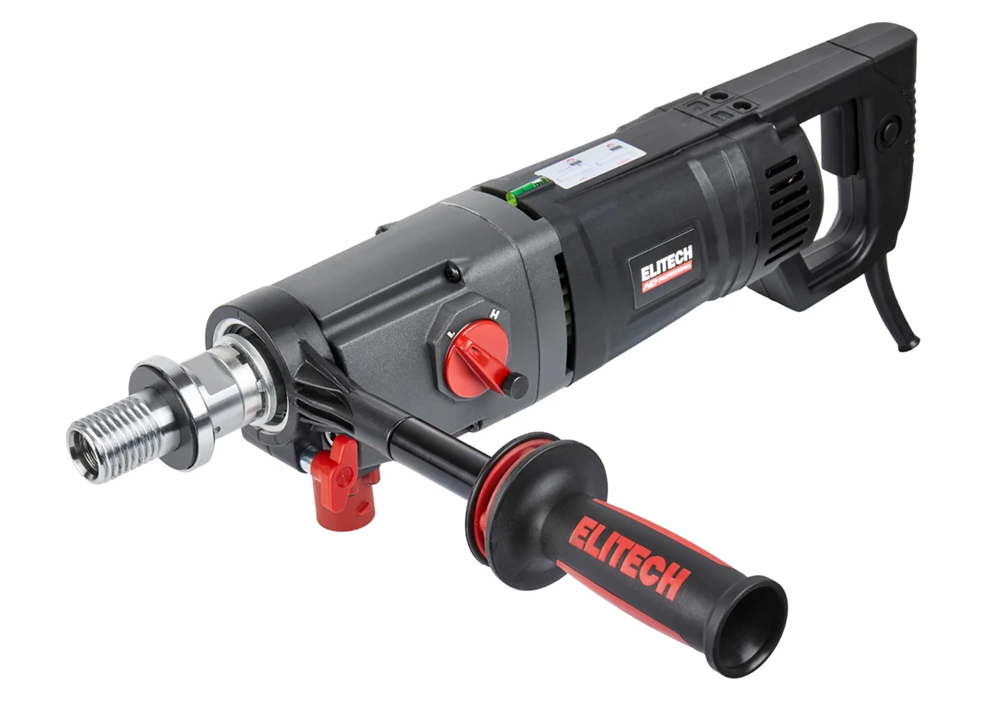 Дрель алмазного бурения ELITECH HCD 1916E, 1900 Вт, коронки до 160 мм, 2 скорости