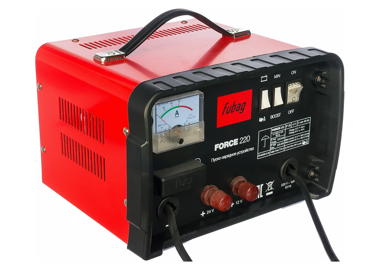 Fubag FORCE 220 — пуско-зарядное устройство 12/24 В, пуск 180 А