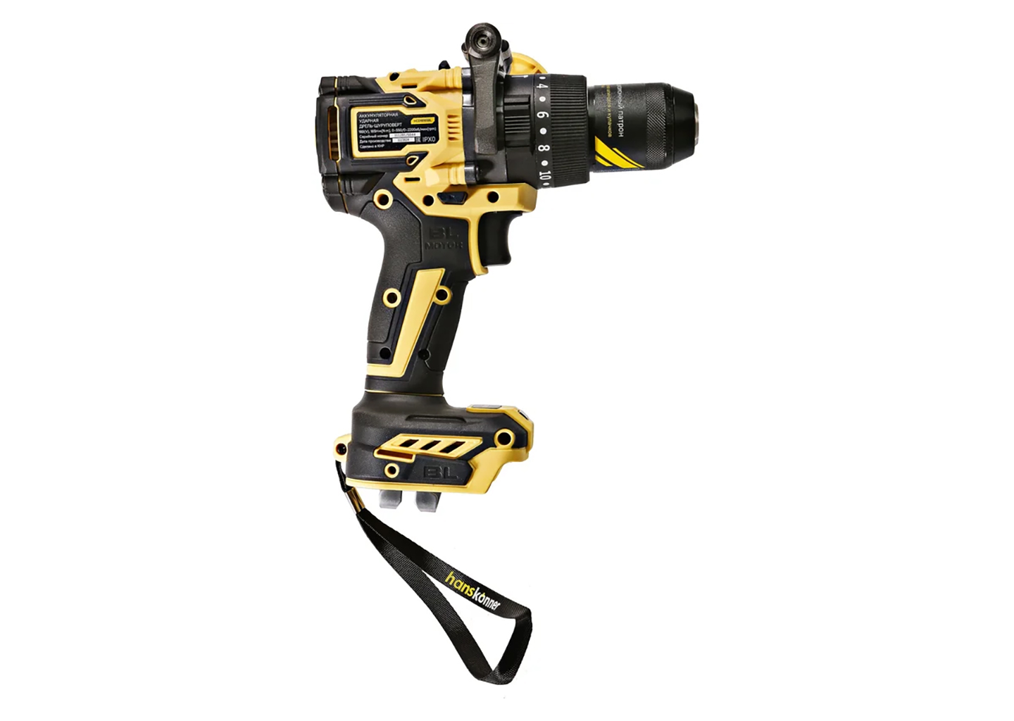Аккумуляторная ударная дрель-шуруповерт Hanskonner HCD18165BL Аккумуляторная ударная дрель-шуруповерт Hanskonner HCD18165BL — изображение 4