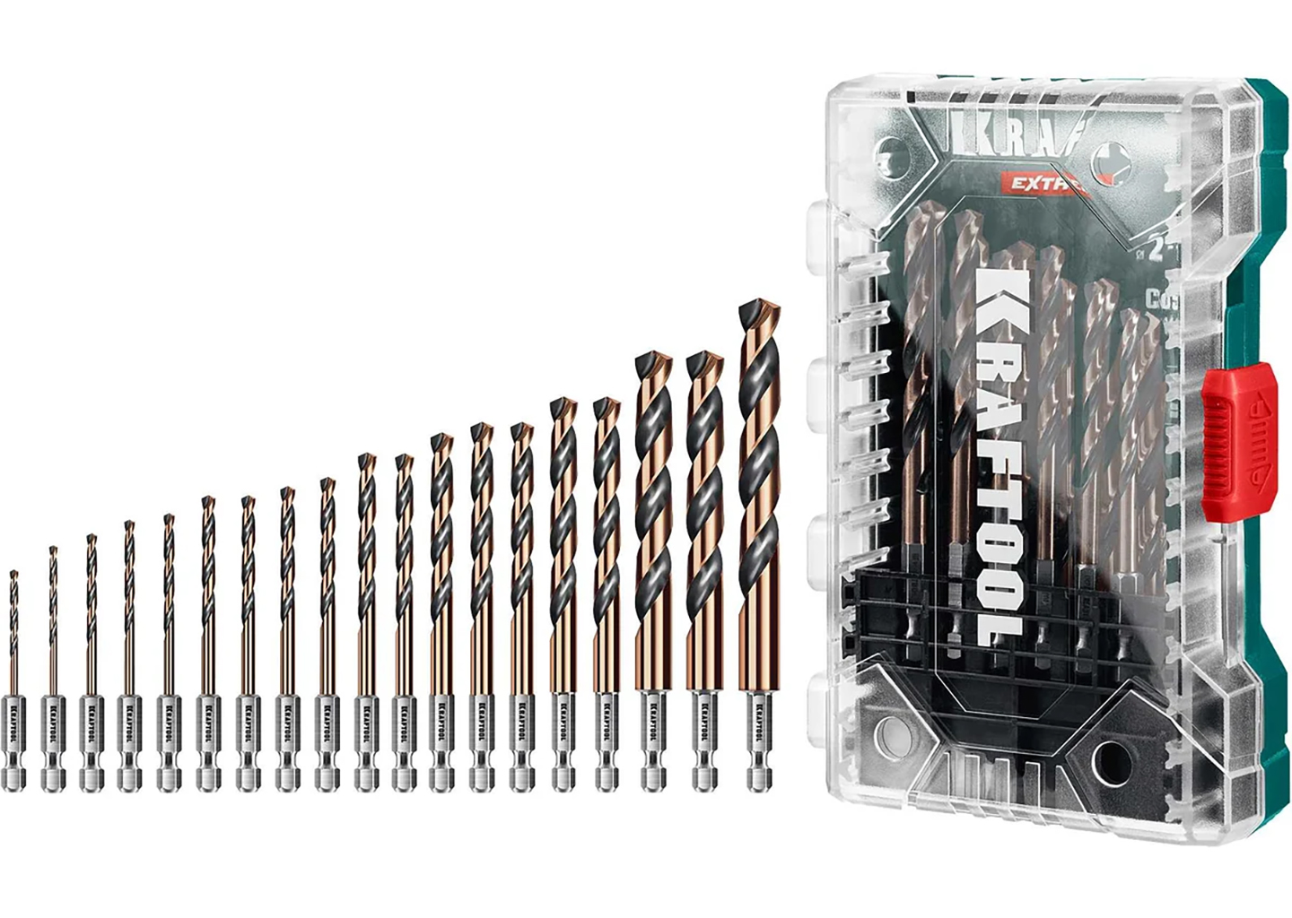 Набор сверл по металлу для винтовёртов и шуруповертов KRAFTOOL Impact Ready 29652-H19 Набор сверл по металлу для винтовёртов и шуруповертов KRAFTOOL Impact Ready 29652-H19 — изображение 12