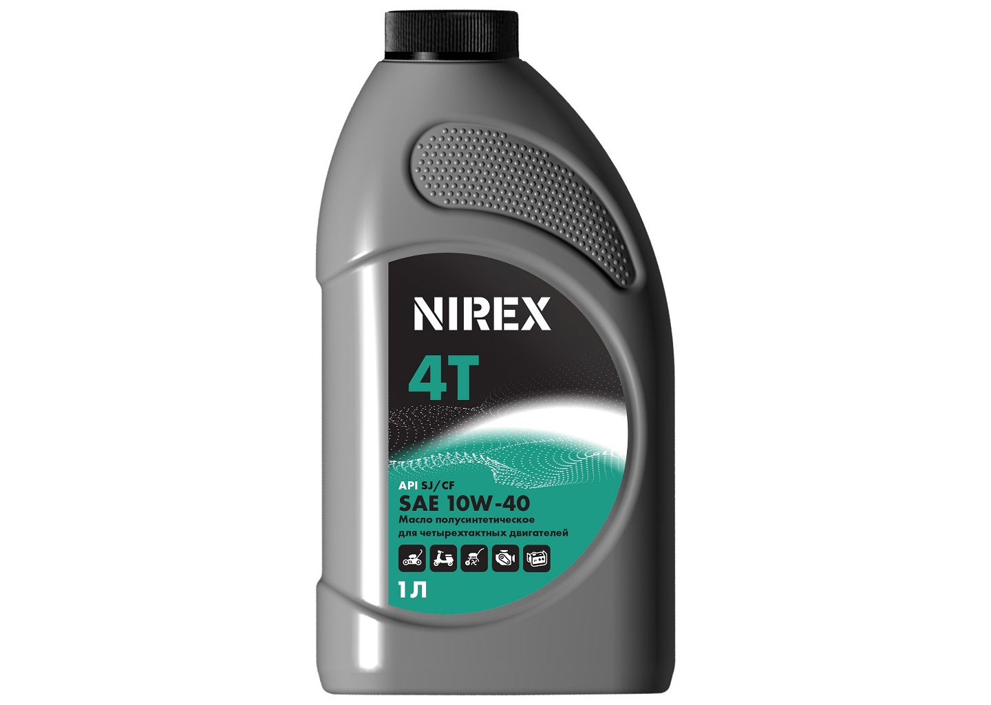 Масло NIREX 4-тактное полусинтетическое SAE 10W-40, 1 л, NRX-32293 — канистра