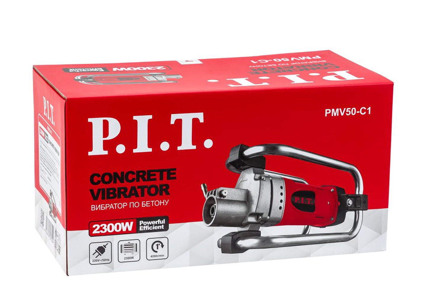 Вибратор электрический стационарный для бетона P.I.T. PMV50-C1 Вибратор электрический стационарный для бетона P.I.T. PMV50-C1 — изображение 2