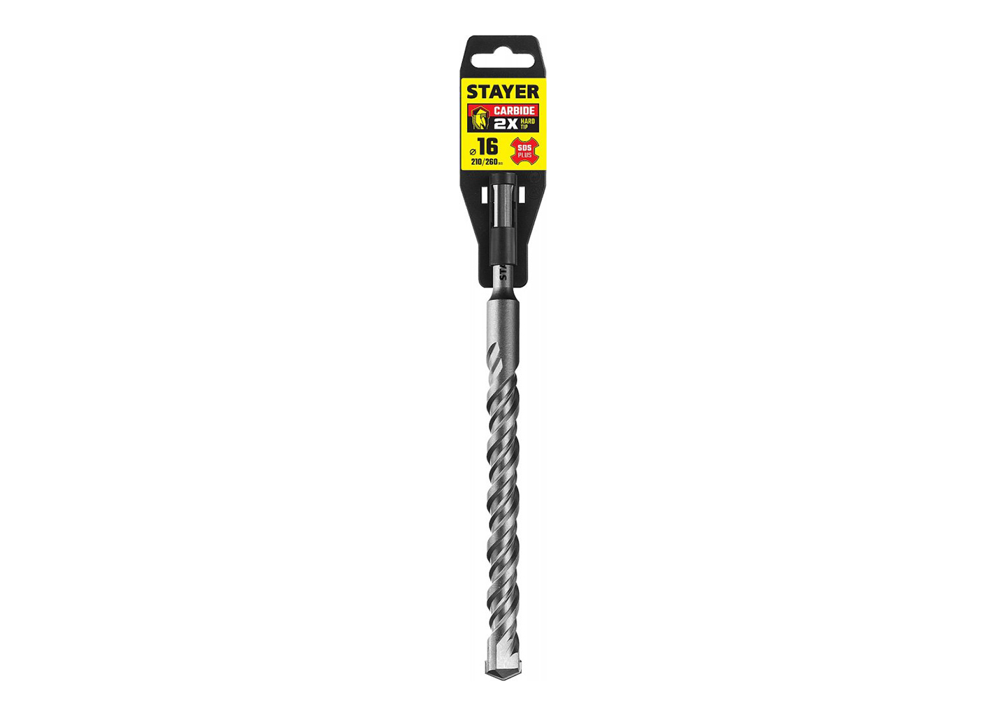 Бур SDS-plus STAYER 2930-260-16 Бур SDS-plus STAYER 2930-260-16 для бетона, кирпича и камня