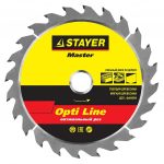 Пильный диск STAYER Optima 165×20/16 мм, 30 зубьев для дерева