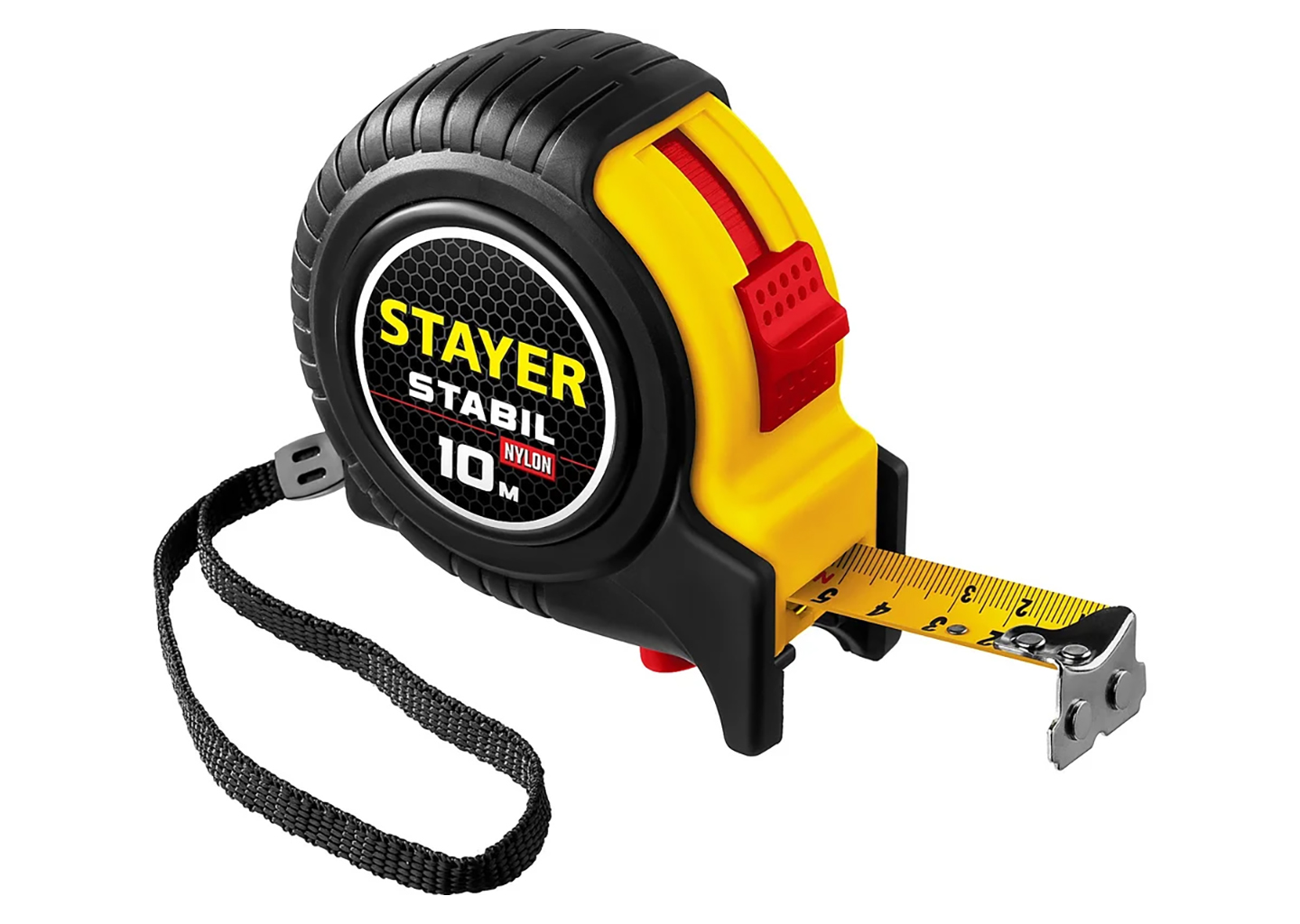 Рулетка STAYER Stabil 34131-10 Рулетка STAYER Stabil 34131-10_z02 10 м × 25 мм с магнитным крюком