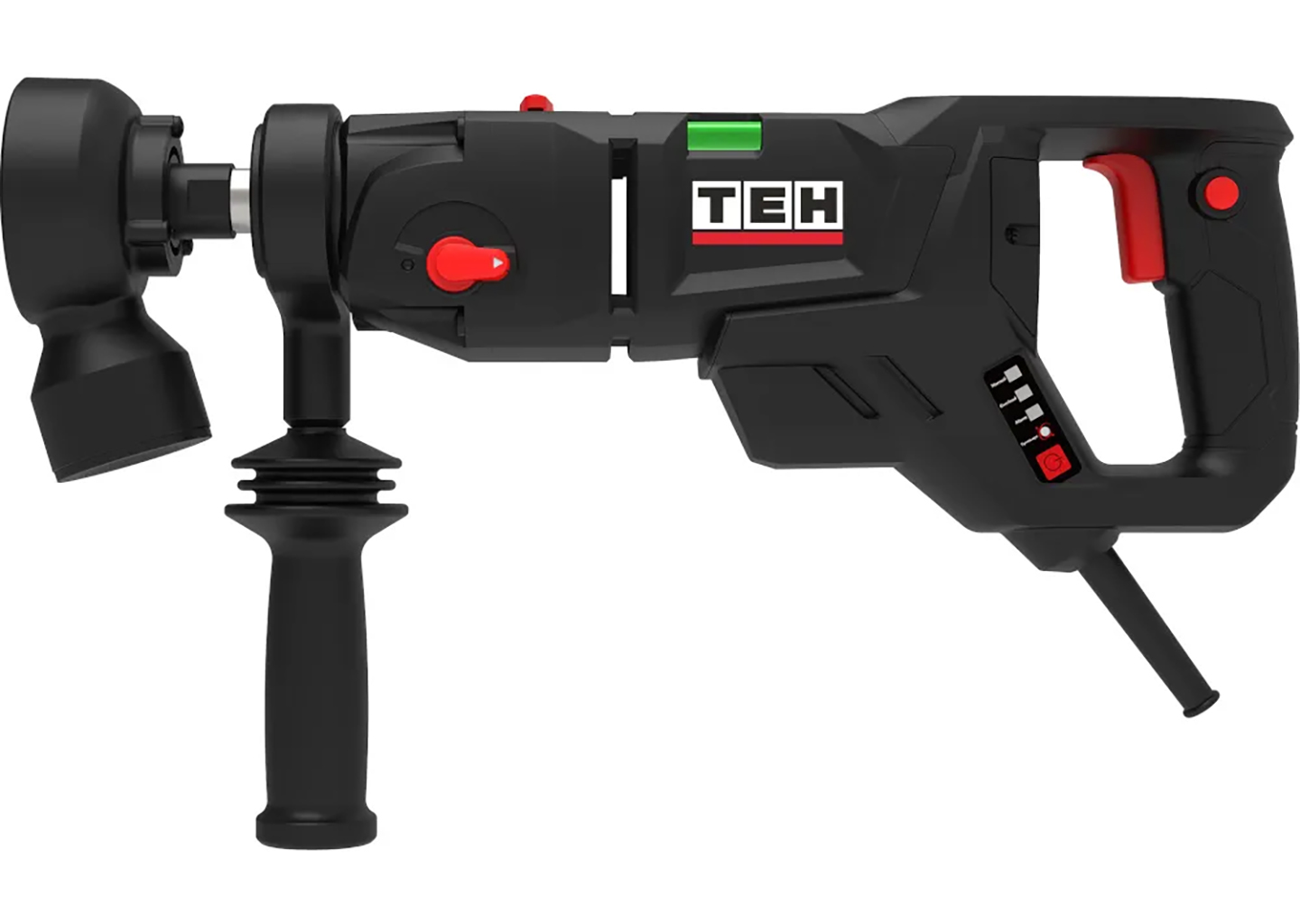 TEH TCD8130BL дрель для алмазного сверления с микроударом, коронка 72 мм и пылеудаление