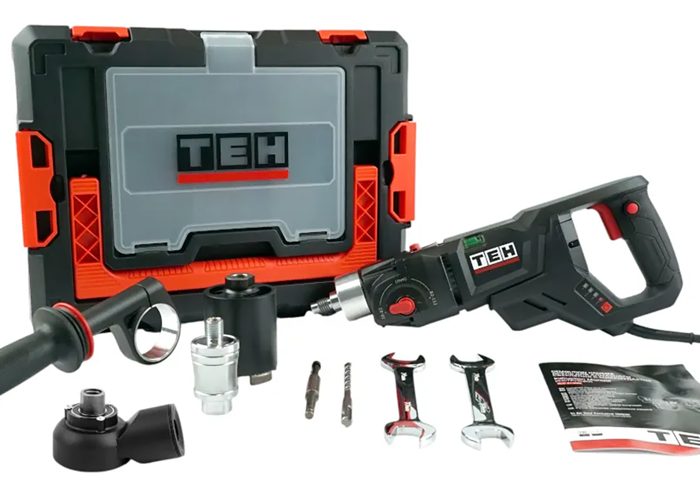 Дрель для алмазного сверления с микроударом TEH TCD8130BL Дрель для алмазного сверления с микроударом TEH TCD8130BL — изображение 6