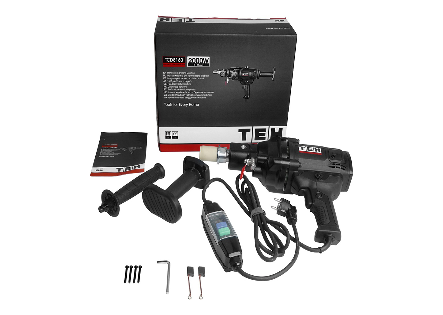 Дрель для алмазного сверления TEH TCD8160 Дрель для алмазного сверления TEH TCD8160 — изображение 6