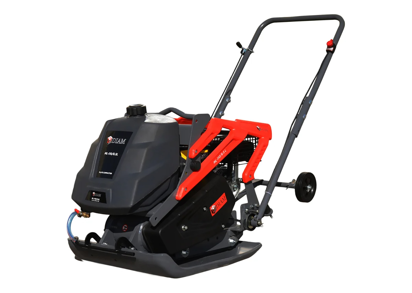 Виброплита DIAM ML-110/6.5L, 22 кН, бак для воды и транспортные колёса