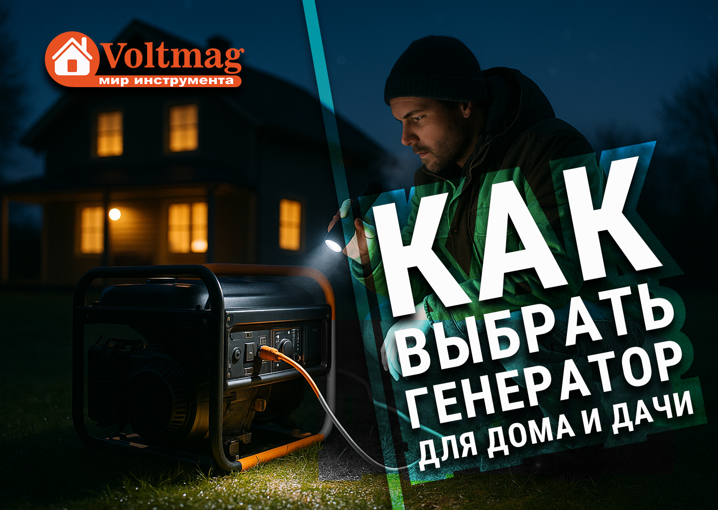 Как выбрать генератор для дома и дачи