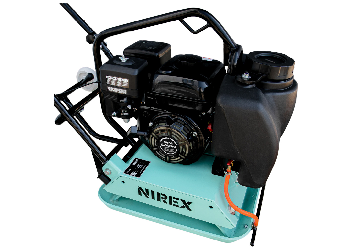 Виброплита NIREX NVP 90 с двигателем LIFAN 168F-2 — 13 кН, глубина уплотнения 300 мм