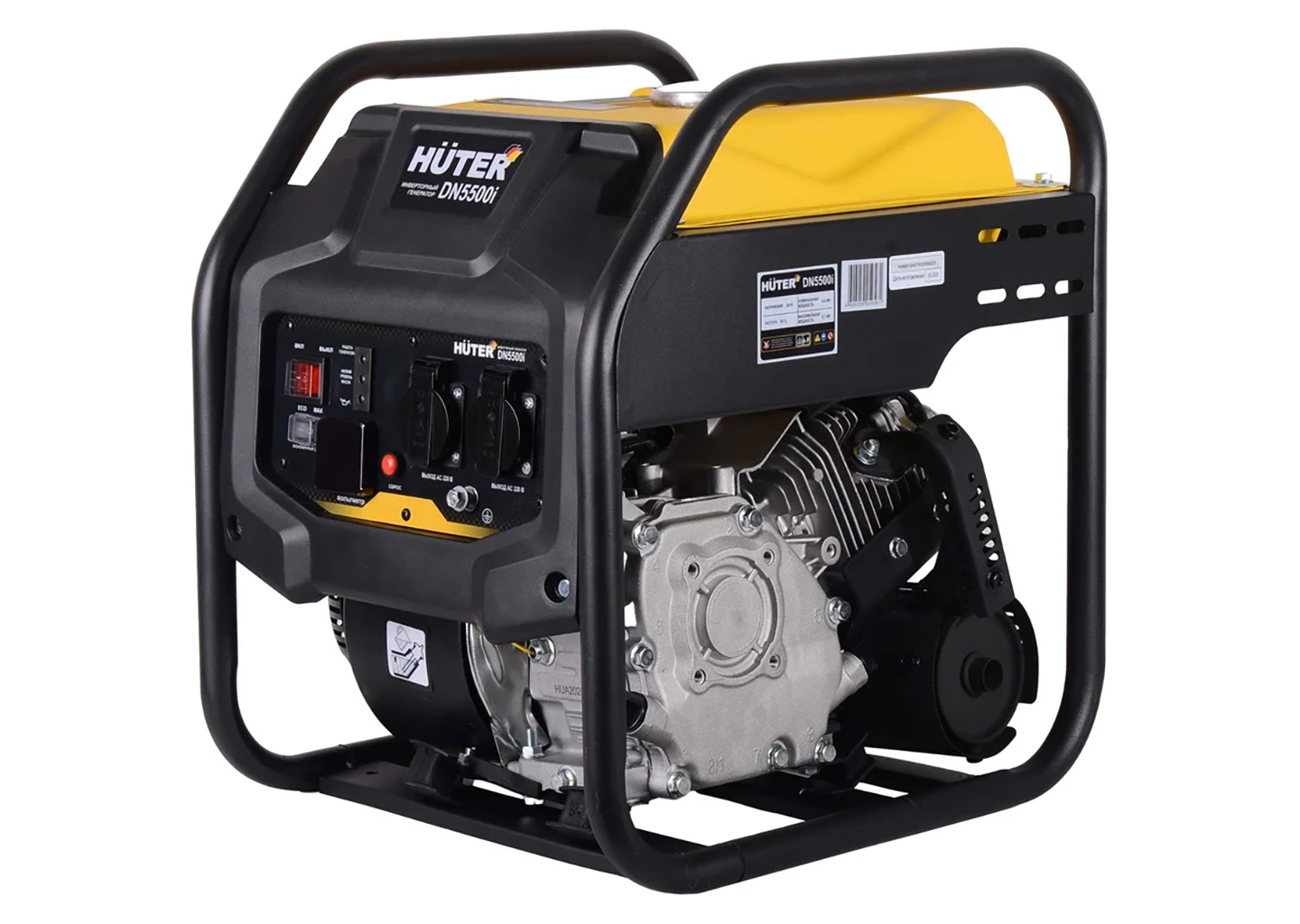 Инверторный генератор Huter DN5500i 4.7 кВт бензиновый