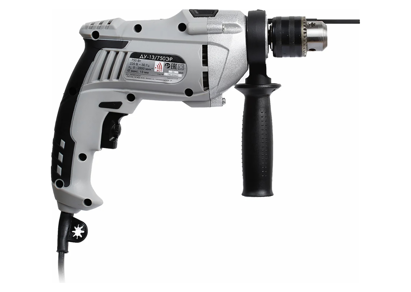 Дрель ударная ИНТЕРСКОЛ ДУ-13/750ЭР Дрель ударная ИНТЕРСКОЛ ДУ-13/750ЭР — изображение 4