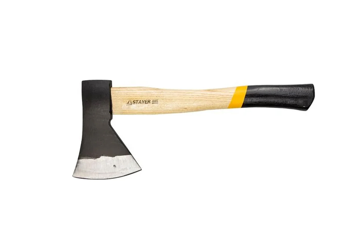 Топор STAYER 20610-13, сталь 45, деревянная рукоять, хозяйственный